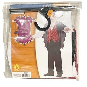 Rubies Boys Medium 8-10 Vampire Halloween Costume 2 Piece‎ Set NEW Dressup